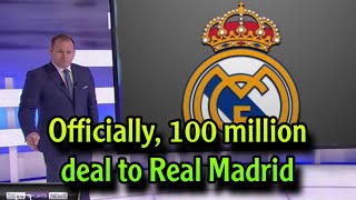 Officially a 100 million deal to Real Madrid ✅️ and the fans are happy 😍 [upl. by Enitsej328]