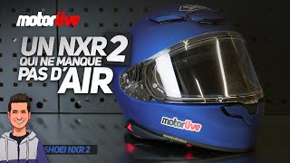 Un NXR 2 qui ne manque pas dAIR   SHOEI NXR 2  MOTORLIVE [upl. by Lars]