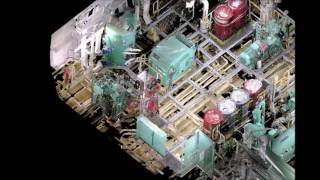 Ship machinary space Point cloud to 3D model [upl. by Kirre]