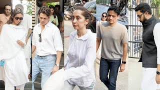 Bollywood Celebrities At Producer Ritesh Sidhwani Moms Last Journey 🙏 [upl. by Allard]