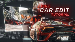 Full car edit tutorial on after effects [upl. by Ellehcem]