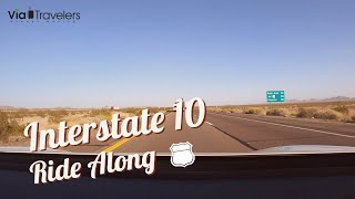 Interstate 10 Arizona Driving East to Phoenix 4K HD [upl. by Folly228]