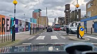 East London to Kent Blackwall Tunnel London City ULEZ [upl. by Boone]