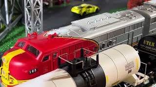 O SCALE MODEL TRAIN ENGINE COLLECTION SO FAR TRAINMASTER WILL BE COMING SOON I HOPE😃 [upl. by Lleumas]