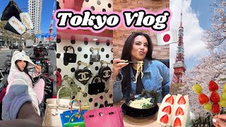 TOKYO VLOG 🇯🇵 things to eat night out in shibuya hotel vintage designer shopping amp more [upl. by Nodanrb]