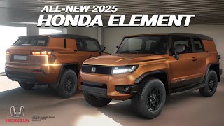 ALL NEW 2025 HONDA ELEMENT REVEALED REDESIGN  Digimods DESIGN [upl. by Nivalc]