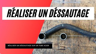 Réaliser un déssautage une cuillère un 34 sur un tube acier à la cintreuse acier [upl. by Etneciv]