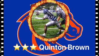 Quinton Brown  Boise State Football First Commit of 2025 [upl. by Mollie]