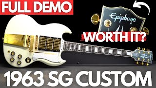 Epiphone 1963 SG CUSTOM Full Demo [upl. by Mortimer]