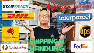 Australia PostMyPost Business vs Courier Interparcel Sendle Shipping amp Handling Which is Better [upl. by Ennaeilsel]