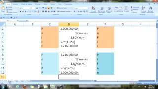 CÁLCULO DE LAS VARIABLES DE INTERÉS SIMPLE EN EXCEL ROBERTO MARTÍNEZ CASTRO [upl. by Iyre]