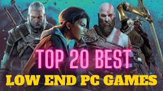 TOP 20 Games For Low Spec  Best low end pc games [upl. by Dittman889]