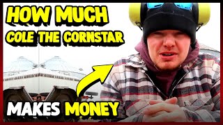 How Much Cole The Cornstar Makes Money On YouTube 2023 [upl. by Turro]