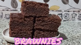 BRAWNIES De La Forma Más Fácil  Receta Para Principiantes [upl. by Fanya204]