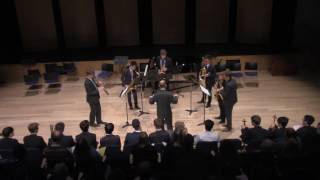 Schwarzer Tänzer Nigel Wood  Warwick School Senior Sax Ensemble [upl. by Ferriter]