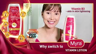 Myra Vitamin Lotion Online Ad 2021 20s [upl. by Amehsyt]