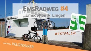 Mit dem Fahrrad an die Nordsee  EmsRadweg 4 von Emsdetten bis Lingen [upl. by Valaree]