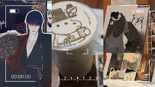 Lezhin Book Fair 📚 new KILEDEL Lezhin cafe ☕ Korean BL Webtoons VLOG [upl. by Mariette]