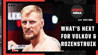 What’s next for Alexander Volkov and Jairzinho Rozenstruik after UFCVegas56  ESPN MMA [upl. by Klug]