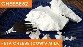 How to Make Feta Cheese with Cows Milk [upl. by Neliac]