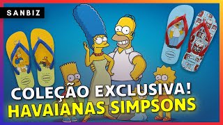 Chinelo Havaianas Os Simpsons [upl. by Rilda]