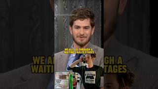 Andrew Garfield Reveals He Waited Tables While Chasing His Acting Dream 😊 AndrewGarfield shorts [upl. by Martinsen]