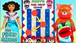 Disney Encantos Mirabel and Turning Red Play Fizzys Disk Drop Game [upl. by Dnomse884]