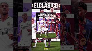 Real Madrid VS Barcelona Live El Clasico Lineups and Update elclasico fcbarcelona realmadrid [upl. by Nauqat]