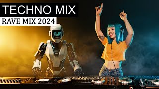 TECHNO MIX 2024 🎧 Rave Techno Remixes for Party Gym and Car Music [upl. by Blackburn]