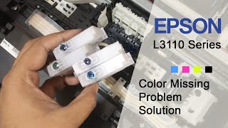 Epson L3110 Series Printer  Color Missing Problem Solution [upl. by O'Toole142]