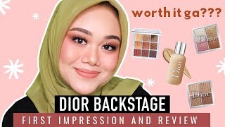 REVIEW DIOR BACKSTAGE PALETTE  FOUNDATION [upl. by Nyliret326]