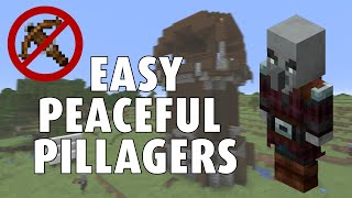 The EASIEST way to PACIFY a PILLAGER  Minecraft 117 [upl. by Ylrebmic]