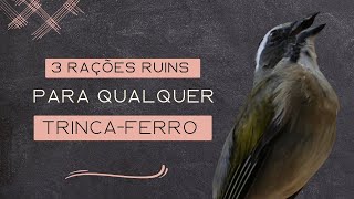 3 RAÇÕES MUITO RUINS PARA VOCÊ DAR PARA O SEU TRINCAFERRO [upl. by Ahaelam211]