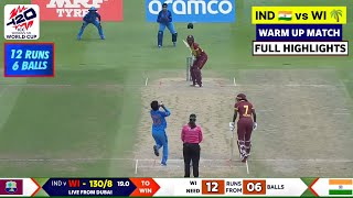 India vs West Indies Womens T20 World Cup Warm up Match Highlights 2024  IND W vs WI W Highlights [upl. by Eetnom85]