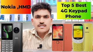 Top 5 keypad mobiles 2024  Best keypad phone Nokia  Best Keypad Phone 2024 [upl. by Krantz]