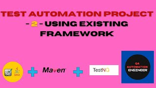 Test Automation Project  2  Using existing framework seleniumwebdriver testng seleniumjava [upl. by Aneet]