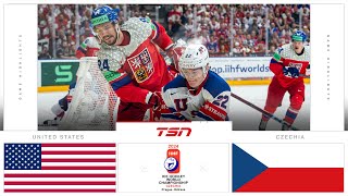 USA vs Czechia HIGHLIGHTS  2024 Mens World Hockey Championships [upl. by Ahseekat]