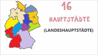 Deutschlands Bundesländer und Landeshauptstädte kurz 2017 [upl. by Kirit]