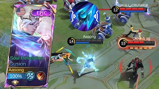 GUSION TRYING THIS BUILD 😱 9 [upl. by Asiel979]