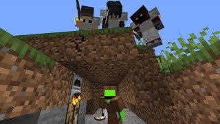 Minecraft Speedrunner VS 3 Hunters [upl. by Ceevah]