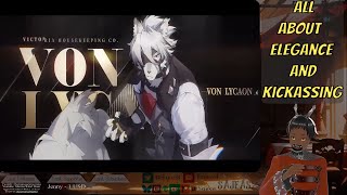 Vtuber trailer reaction to Zenless Zone Zero  Lycaon Cinematic Character Demo  Wolfishly Charming [upl. by Nalhsa]