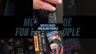 Movies Made For Blind People On VHS Tapes with Braille Labels [upl. by Arza]