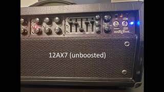 Mesa Mark V  12AX7 vs 12AT7 V4 Test [upl. by Dominica]