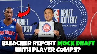 Reacting to Bleacher Report latest 2024 NBA Mock Draft [upl. by Damalus]