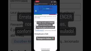 Prenotami Urgente Novas Vagas Renovação Passaporto Italiano [upl. by Nabala]