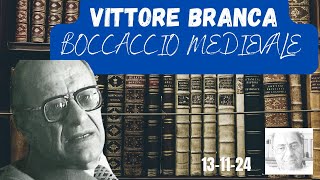 VITTORE BRANCA BOCCACCIO MEDIEVALE [upl. by Hannie]