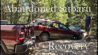 Colorado 4x4 Rescue and Recovery  Abandoned Subaru Recovery [upl. by Crandell412]