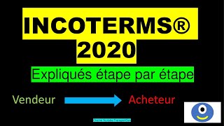 INCOTERMS 2020 expliqués étape par étape bacpro otm logistique transport logistics formation [upl. by Way346]