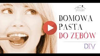 Jak zrobić domową pastę do zębów  DIY [upl. by Helaina]