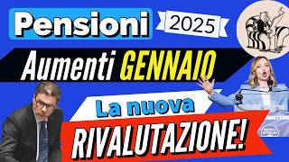 PENSIONI 📈 AUMENTI GENNAIO 2025 👉 le “NUOVE” FASCE di RIVALUTAZIONE PIENA 2025 SENZA TAGLI❗️ [upl. by Dahs440]